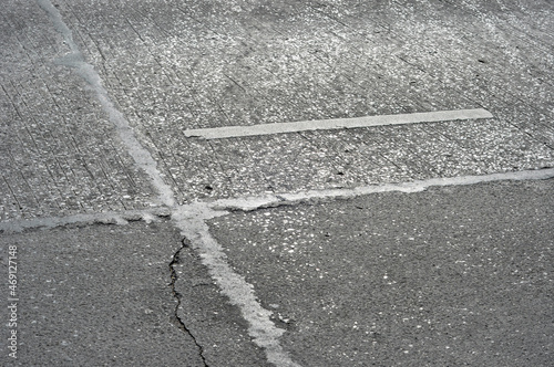 ice on the street