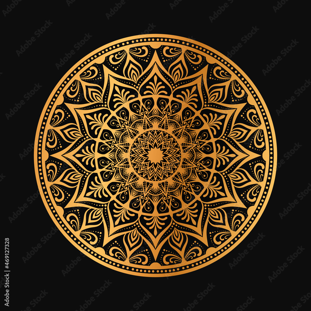 Luxury mandala background with floral ornament pattern, mandala design, Vector mandala template, invitation, cards, wedding, logos, cover, brochure, flyer, etc .