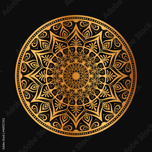 Ornament round set with mandala. Geometric circle element made in vector. Perfect set for any other kind of design, birthday and other holiday, kaleidoscope, medallion, yoga, india, arabic, book,