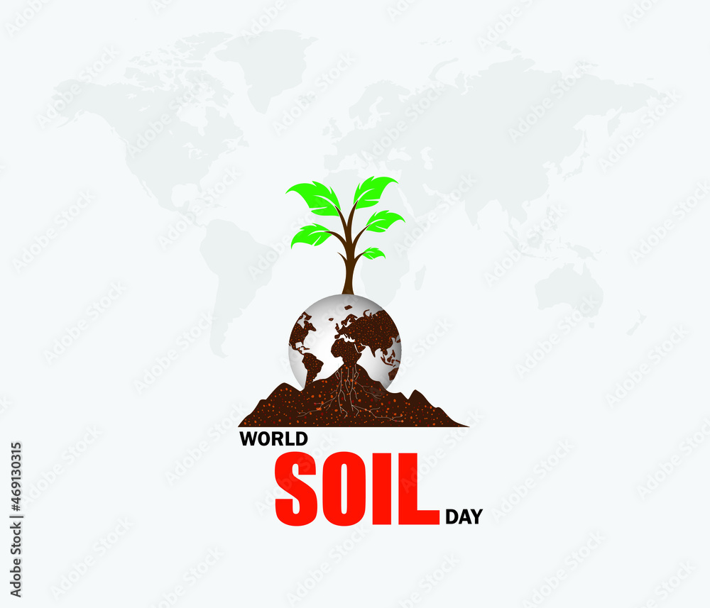 World Soil Day concept. Template for background, banner, card, poster ...
