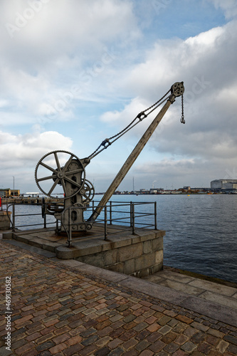 old cannon in the port