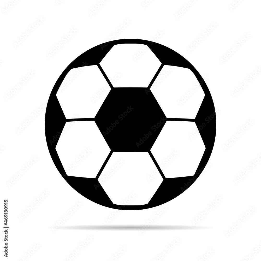 Soccer, football ball symbol, single goal isolated design vector illustration, web game  object