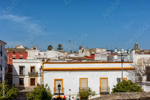 Vista de Jerez de la Frontera, casas casco antiguo