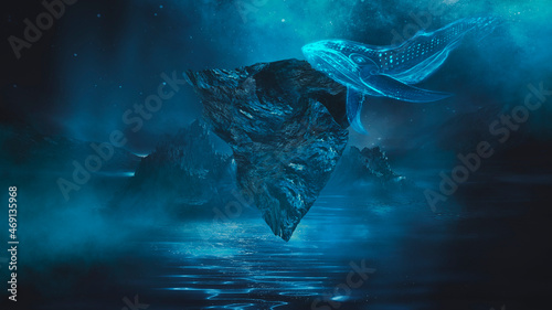 Underwater fantasy world. T...