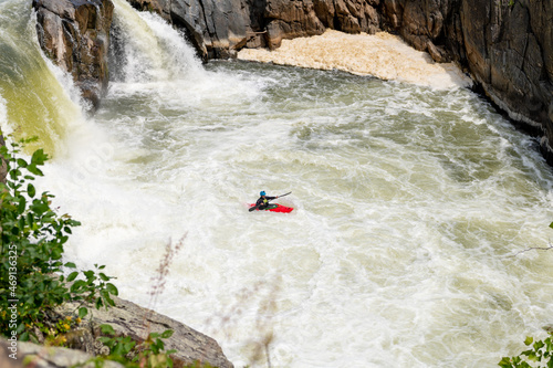 Single Kayaker on the Potomac River