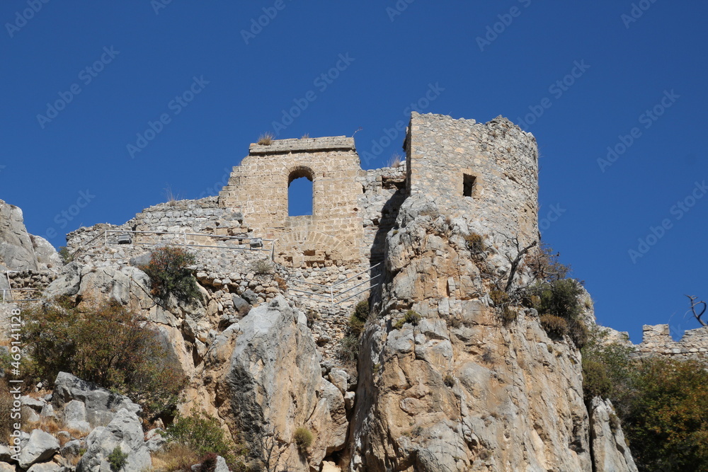 Crusader castle St. Hilarion, Northern Cyprus   