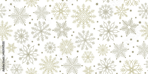 Holidays cards with Christmas motif, snowflakes, gold ornament snow frames and  green background. Winter vector set templates