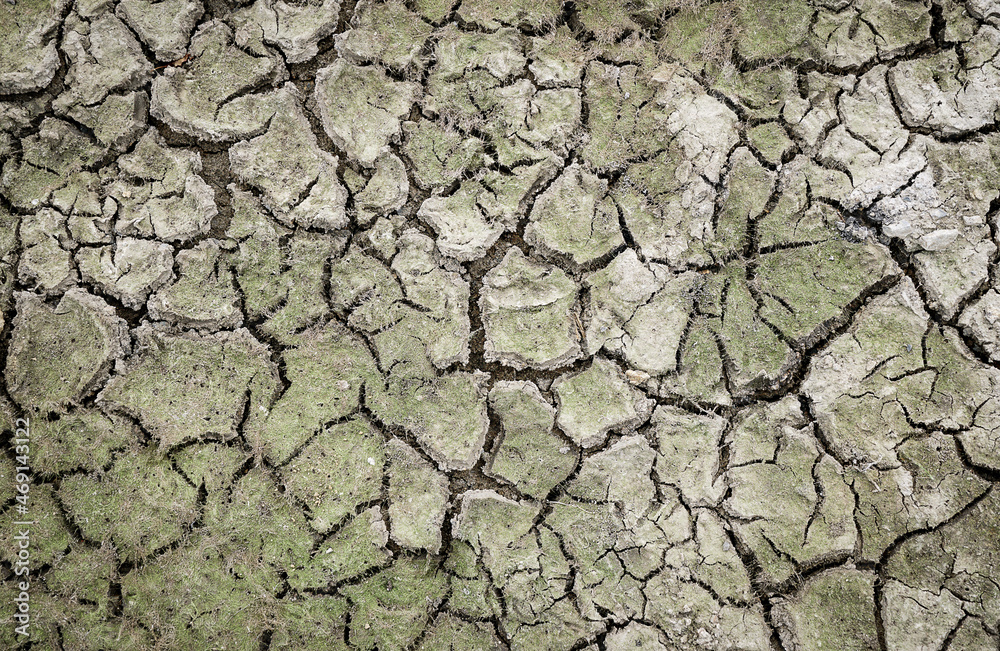 The land was dry and cracked. The global shortage of water on the planet. Global warming and greenhouse effect concept. The land was dry and cracked. The global shortage of water on the planet. Global warming and greenhouse effect concept.