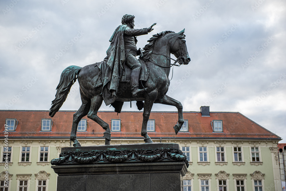 Weimar in autumn, the German cultural city, synonym of republic