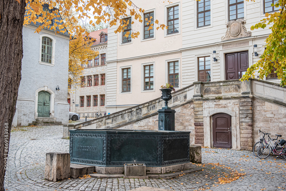 Weimar in autumn, the German cultural city, synonym of republic
