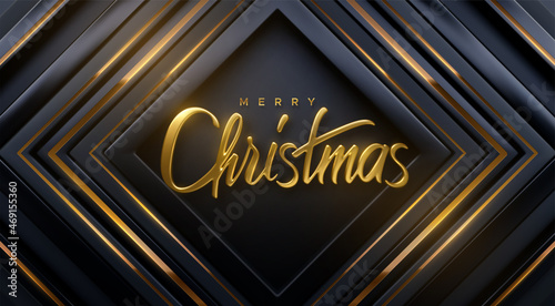 Merry Christmas. Vector holiday illustration