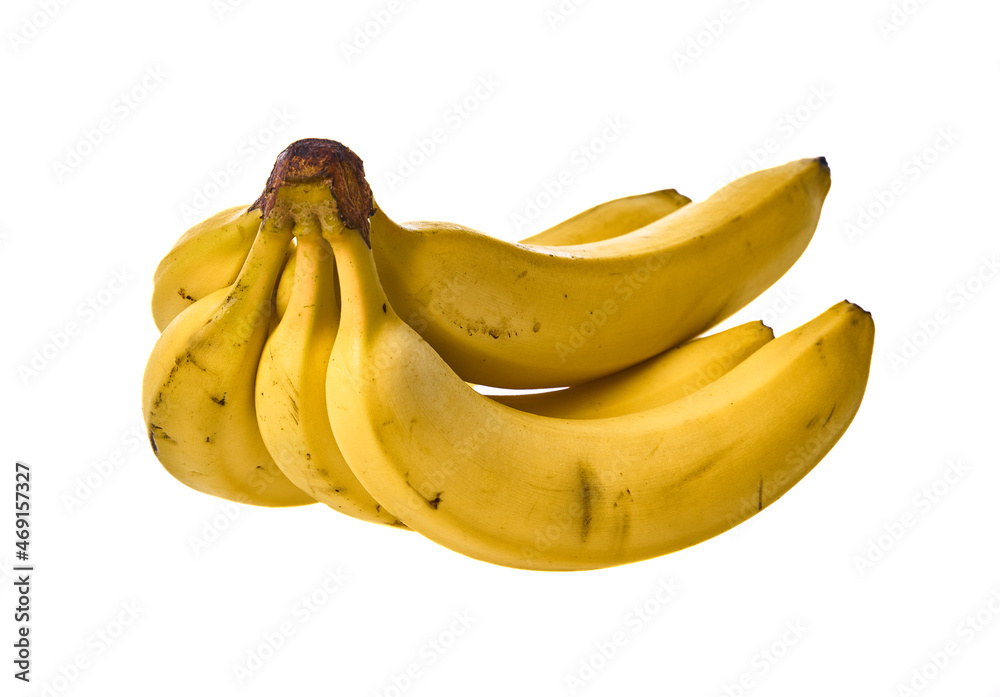 Bunch of bananas isolated on a white background Bunch of bananas isolated on a white background
