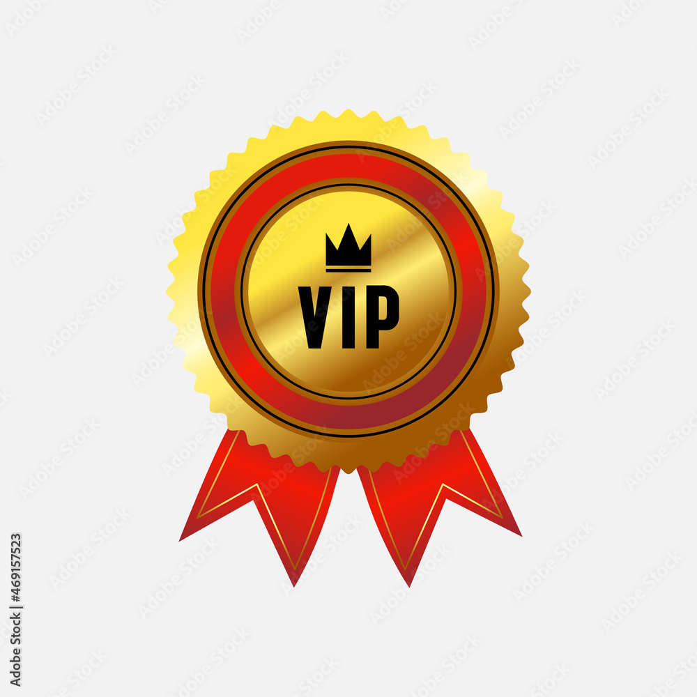 Vip badge and emblem design vector Vip badge and emblem design vector