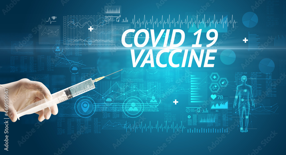 Syringe needle with virus vaccine Syringe needle with virus vaccine