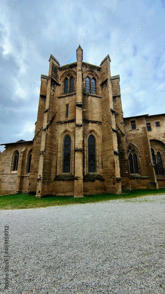 Eglise abbatiale XIIème siècle SAINT ANTOINE L'ABBAYE (Isère)