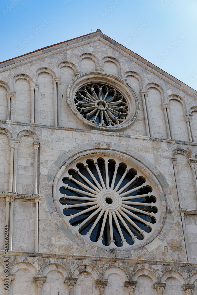 Roman Rose Window of the Cathedral of Saint Anastasia, Zadar, Croatia