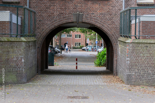 Gate At The Jan Lievensstraat Street At Amsterdam The Netherlands 19-9-2021 photo