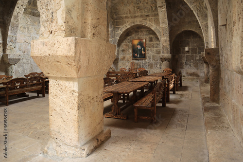 Interior of the church of Haghartsin Monastery in Haghartsin, Armenia
