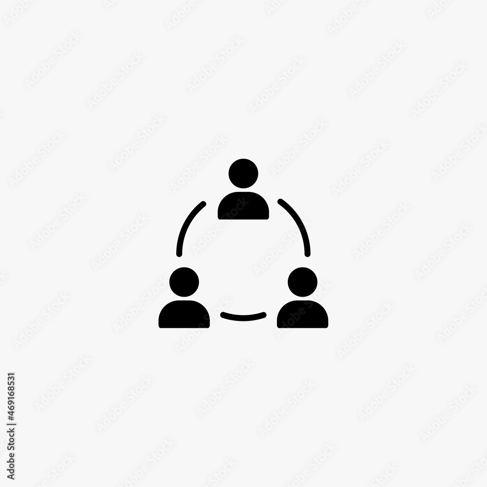 group icon. group vector icon on white background group icon. group vector icon on white background