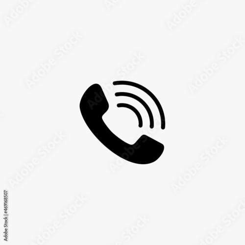 call icon. call vector icon on white background