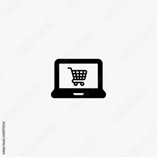 laptop icon. laptop vector icon on white background