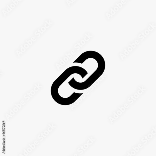link icon. link vector icon on white background