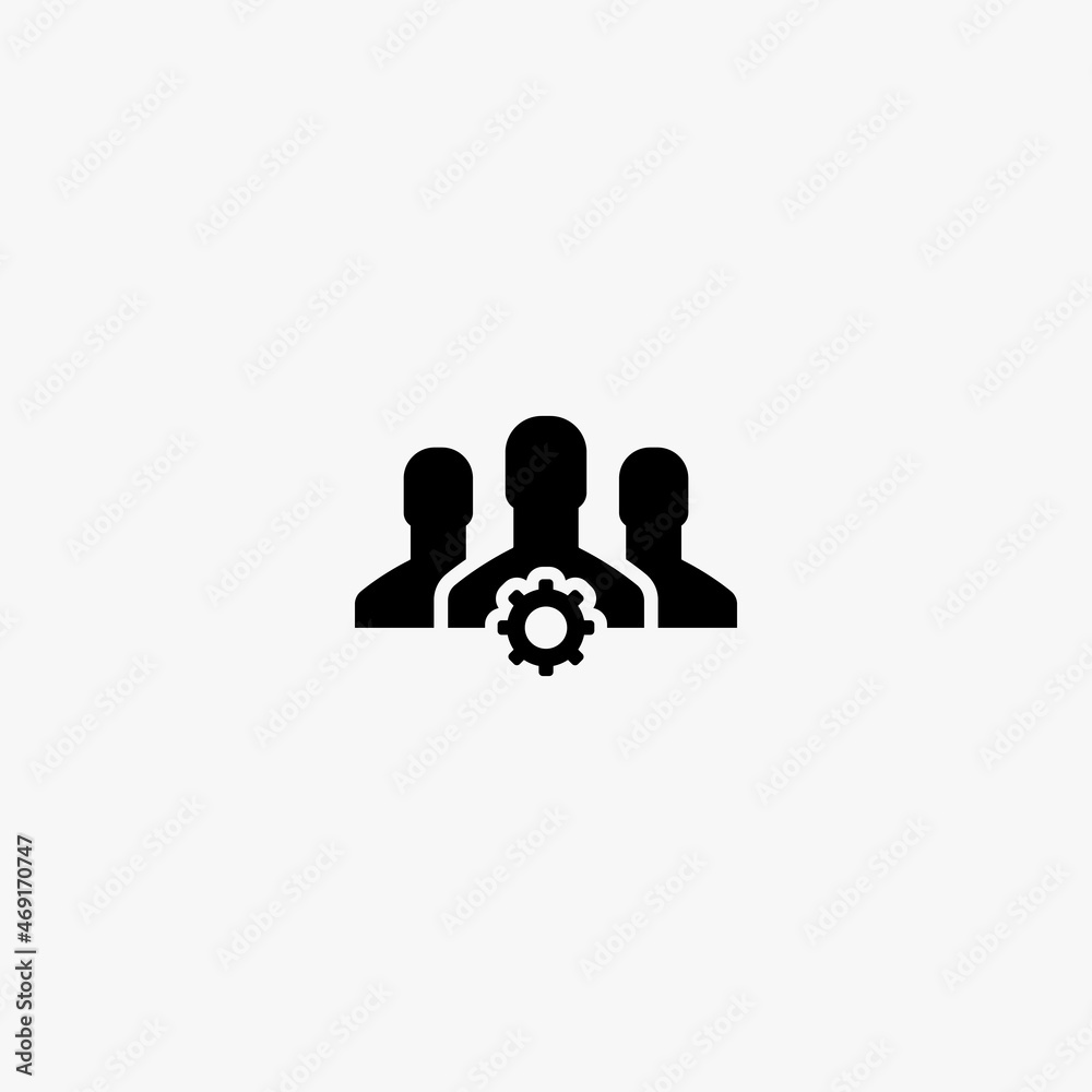team icon. team vector icon on white background team icon. team vector icon on white background