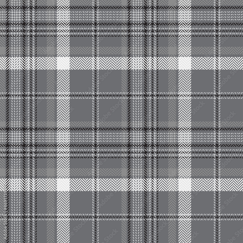 Black and white plaid pattern herringbone. Black and white plaid pattern herringbone.