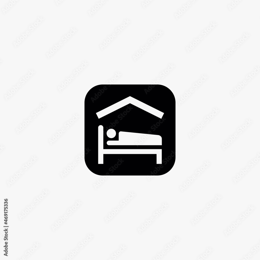 accomodation icon. accomodation vector icon on white background accomodation icon. accomodation vector icon on white background