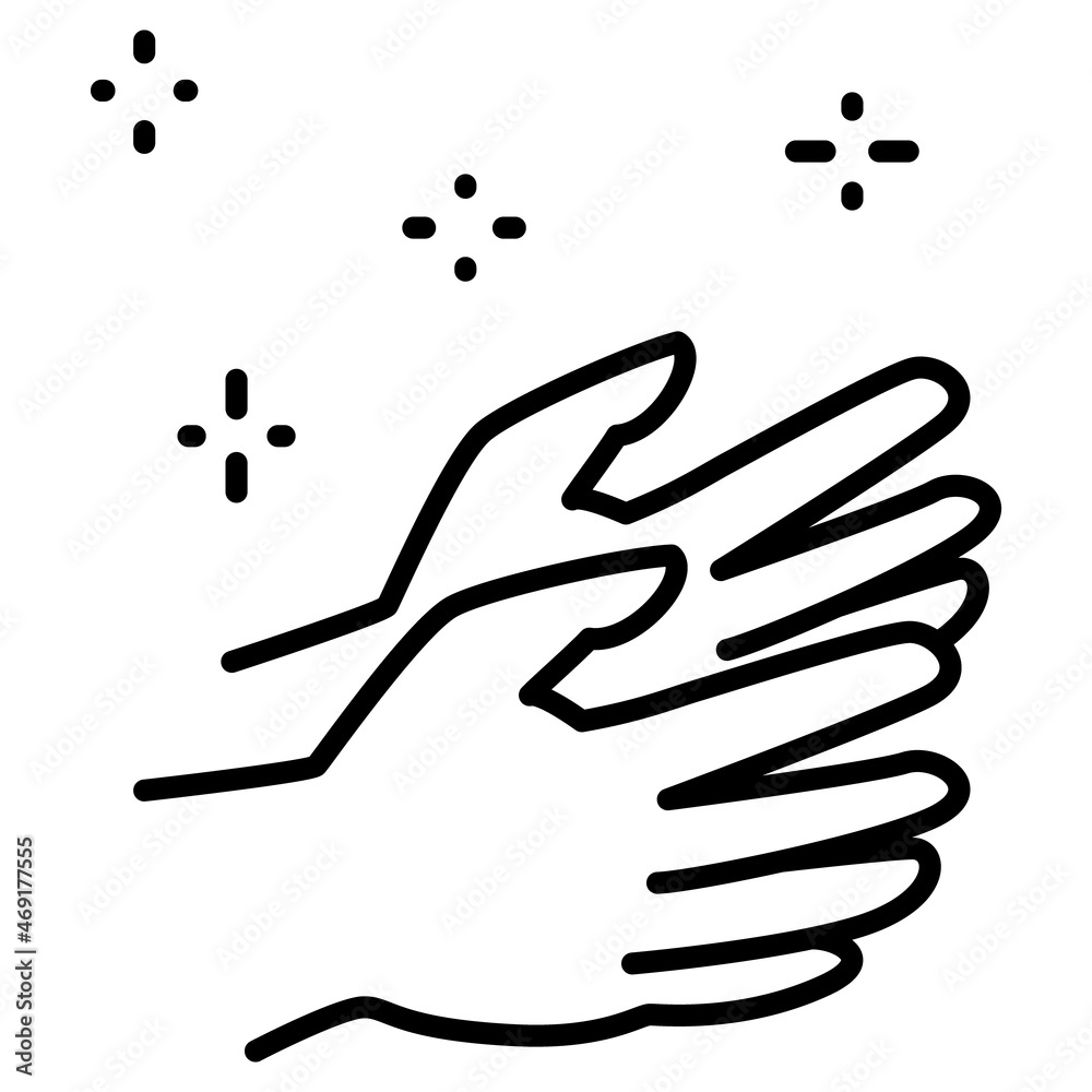 Hand cleanliness, bathroom, hygiene rules. Magic and sorcery. Sanitary treatment, disinfection. Vector icon, outline, isolated. Hand cleanliness, bathroom, hygiene rules. Magic and sorcery. Sanitary treatment, disinfection. Vector icon, outline, isolated.