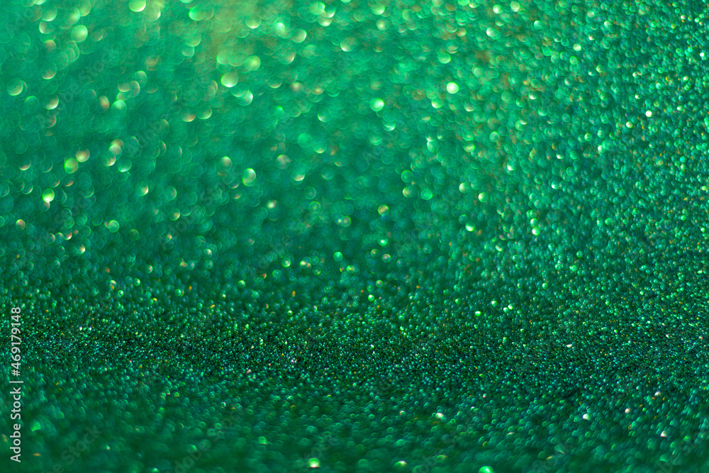 Green glitter shiny background