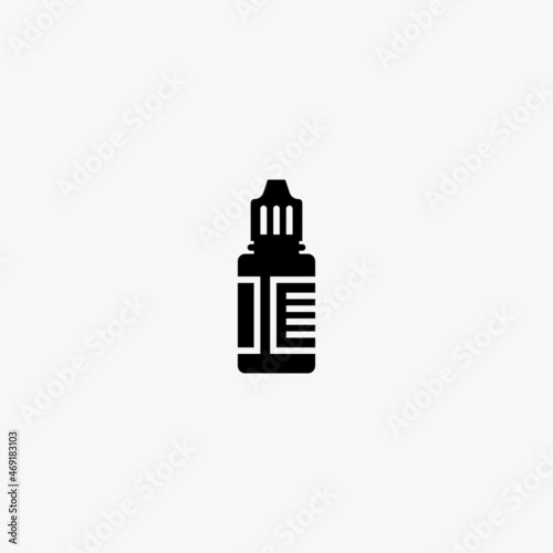eye drops icon. eye drops vector icon on white background