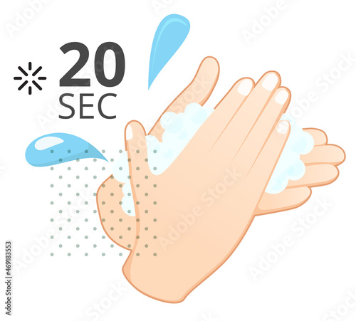 Hygiene - 20 Second Handwash Stock Icon