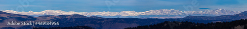 Snow covered Collegiate Peaks Colorado