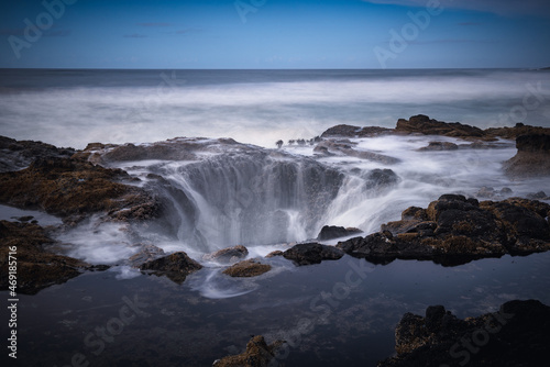 Long exposure of water in Thor's well © Yggdrasill