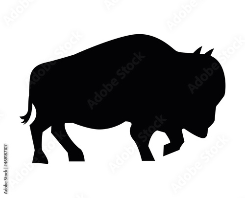 buffalo wild animal silhouette