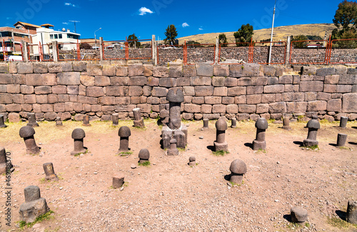 Inca Uyo Fertility Temple in Chucuito, Puno region of Peru photo