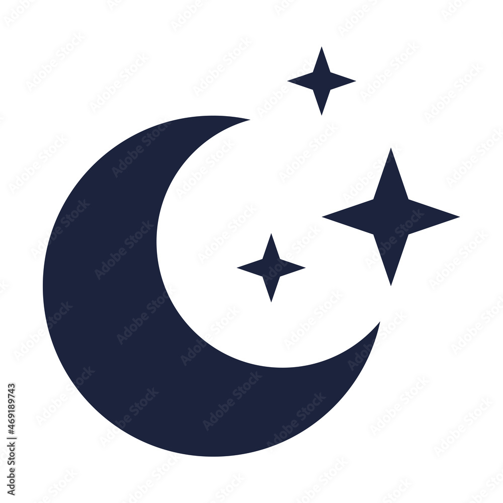 crescent moon and stars crescent moon and stars