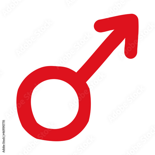 red male gender symbol