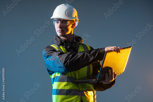 computer engineer. Male eng...