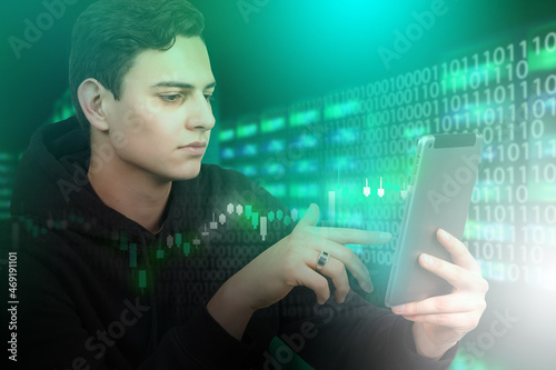 programmer works in fin tec...
