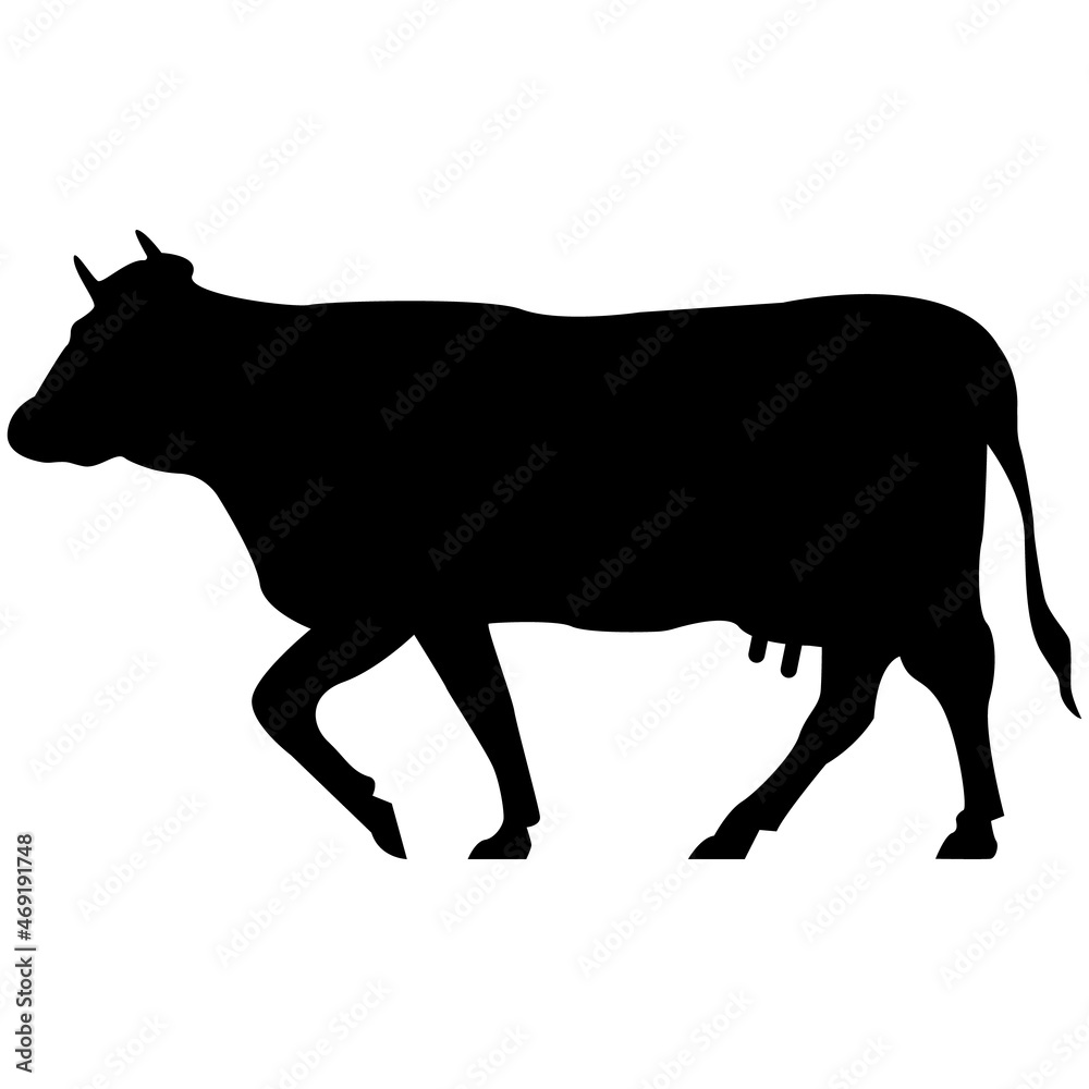 Cow icon for web and mobile Cow icon for web and mobile
