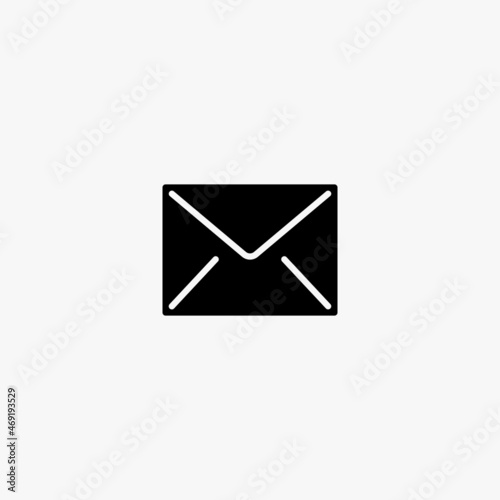 mail icon. mail vector icon on white background