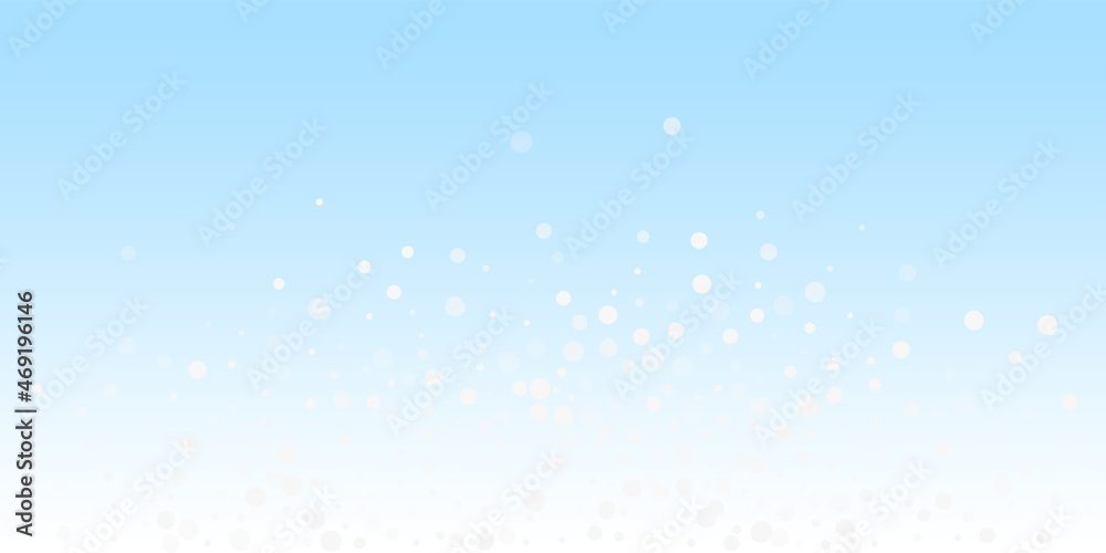 Obraz premium White dots Christmas background. Subtle flying sno
