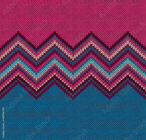 Knitted seamless pattern. Classic Knitwear.