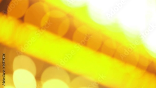 Las Vegas Neon Lights Closeup Out of Focus  Nevada USA