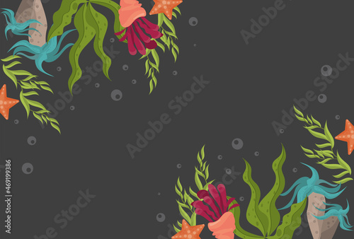 underwater sea scene
