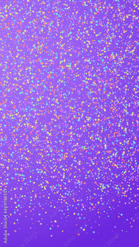 Fototapeta premium Festive incredible confetti. Celebration stars. Co