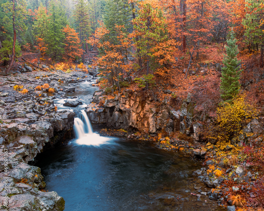 Lower McCloud Falls, AKA Fowler Falls, in Siskiyou County, California