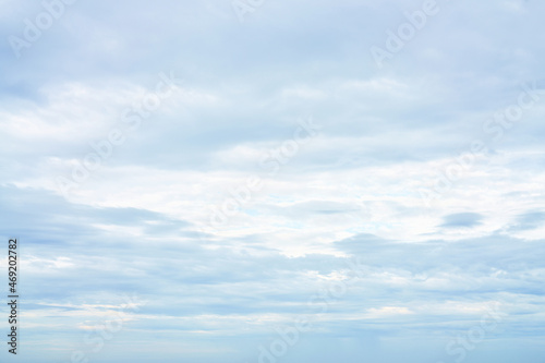 cloudscape background of blue cloudy sky